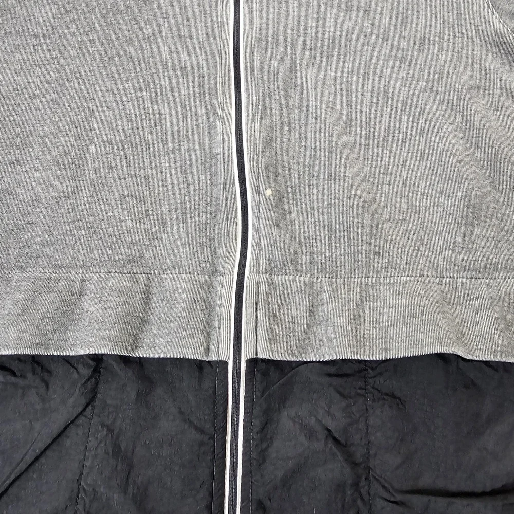 Nike Parka Jacket Womens Medium Grey Black Jacket Sportswear Long Active‎ Hoodie